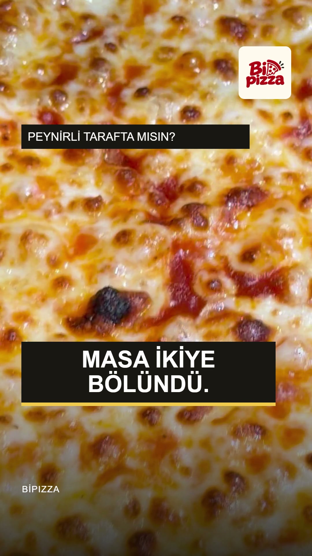 BiPizza’da pizza seçimi ve paylaşım